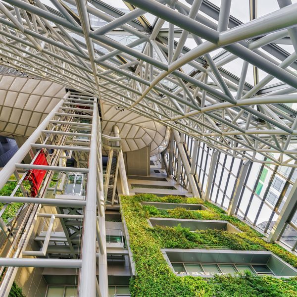 Elevator in Modern Seoul City Hall in Taepyeongno